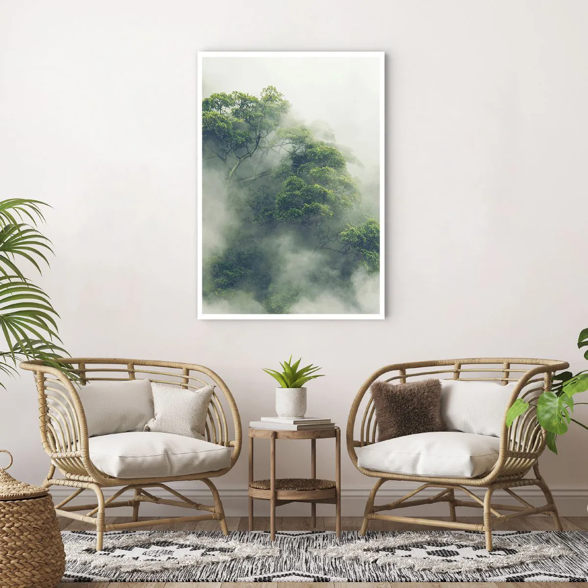 Poster - Înfășurate în ceață - 70x100 cm