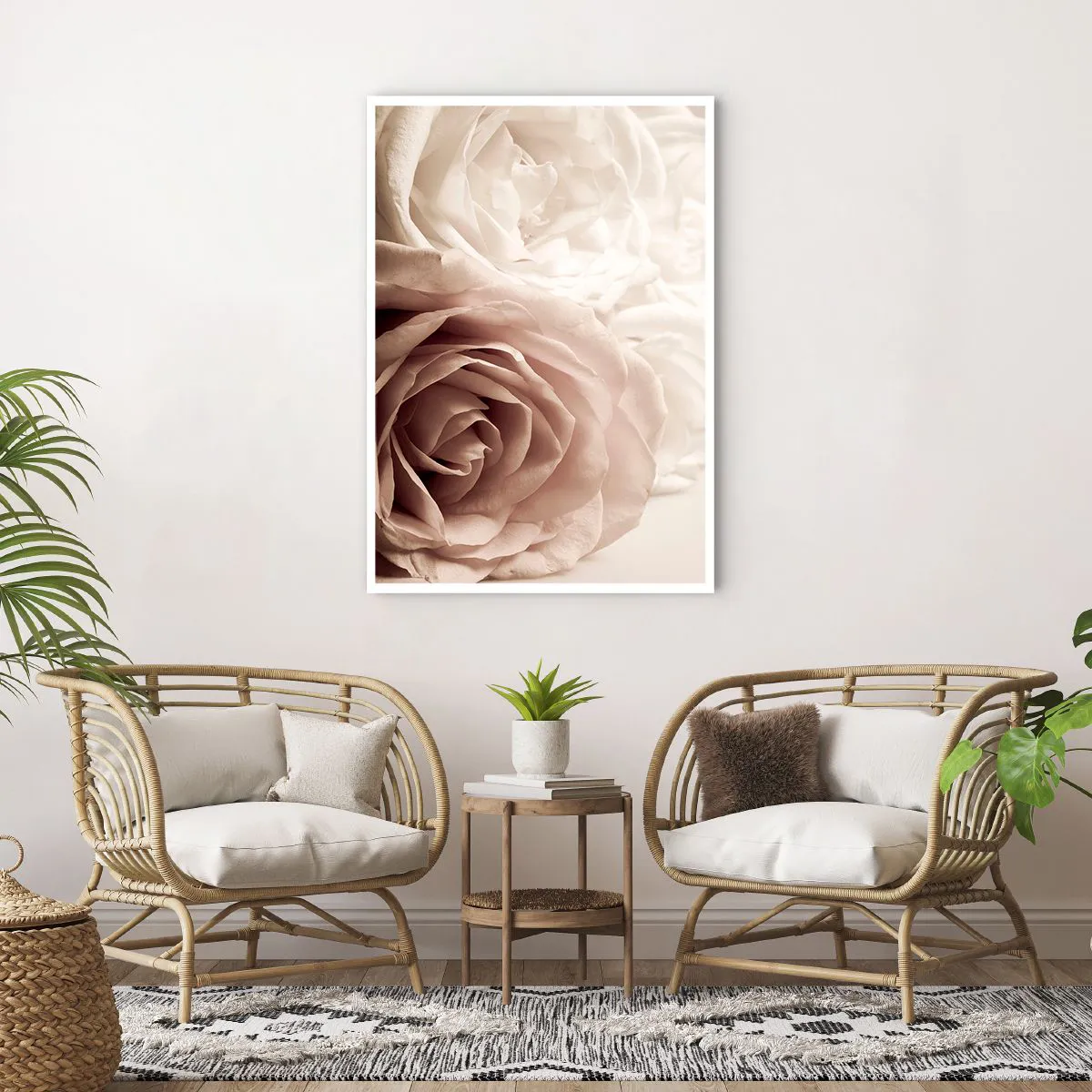 Poster - Im Herzen der Rose - 70x100 cm