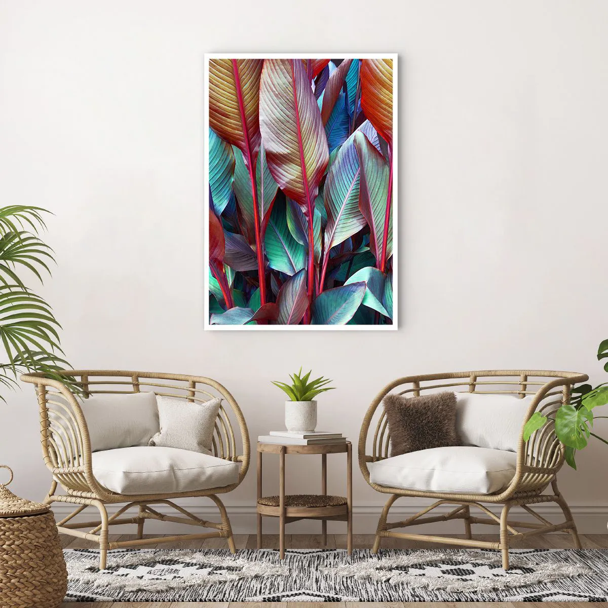 Plakát - Barevná houština - 70x100 cm