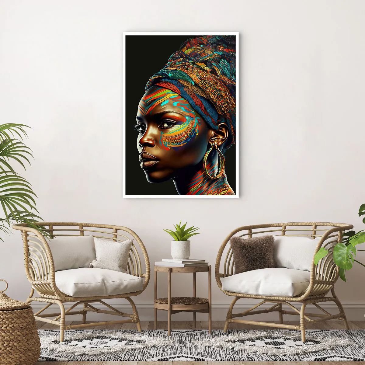 Plakat - Afrykańska królowa - 70x100 cm