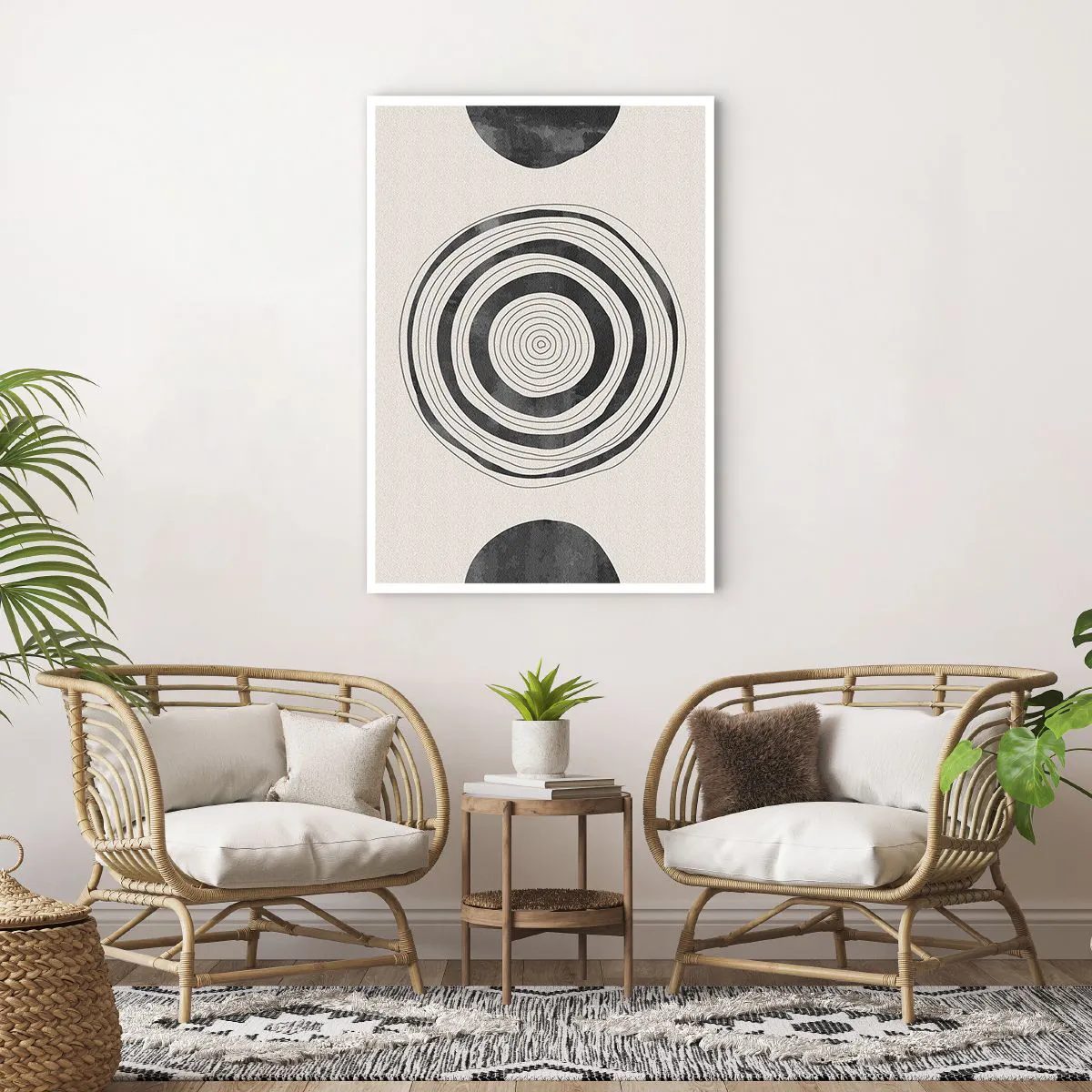 Poster - Wichtig ist, was dazwischen liegt - 70x100 cm