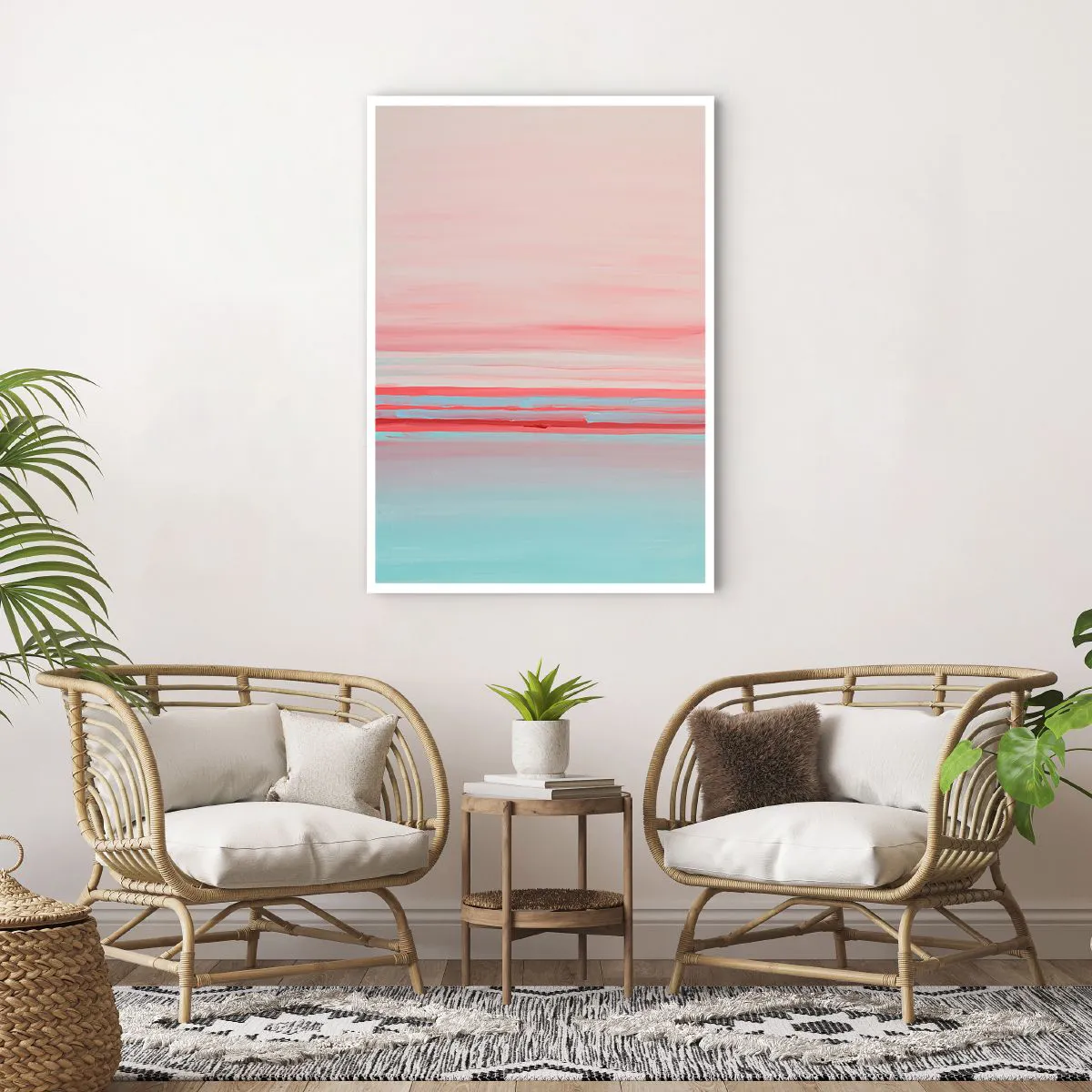 Poster - Astrazione all'alba - 70x100 cm