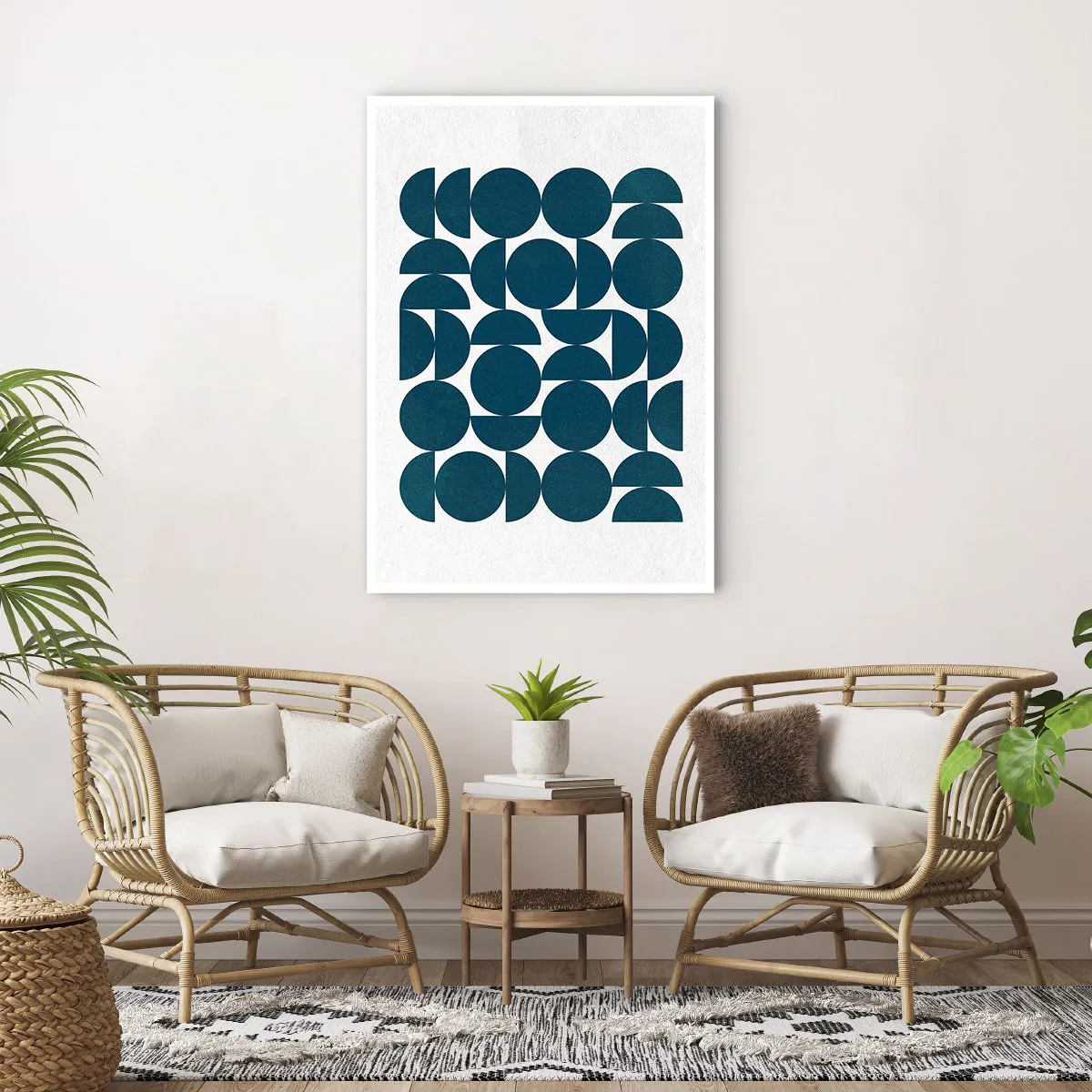 Poster - Circles and Semicircles - 70x100 cm