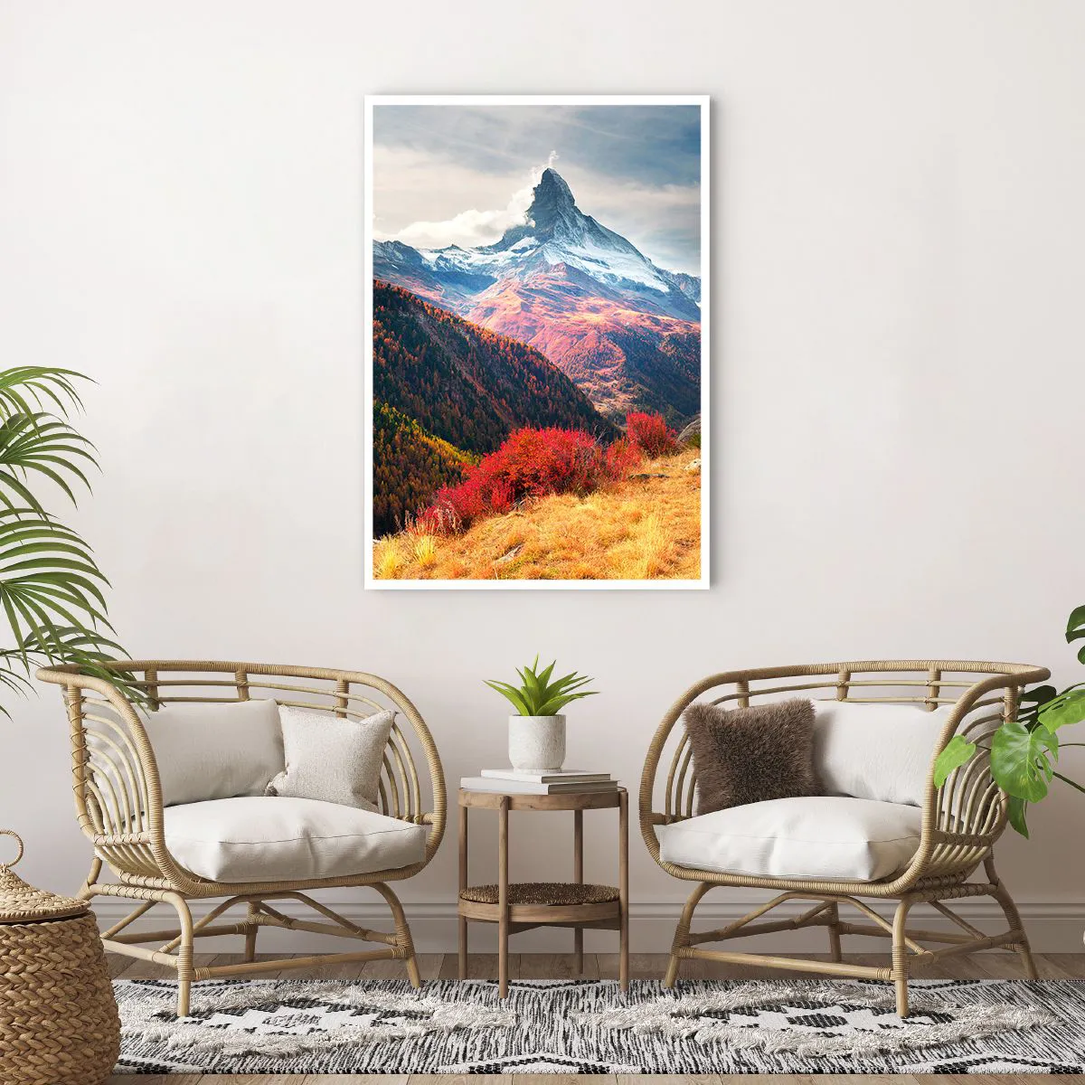 Plakat - Alpernes efterår - 70x100 cm