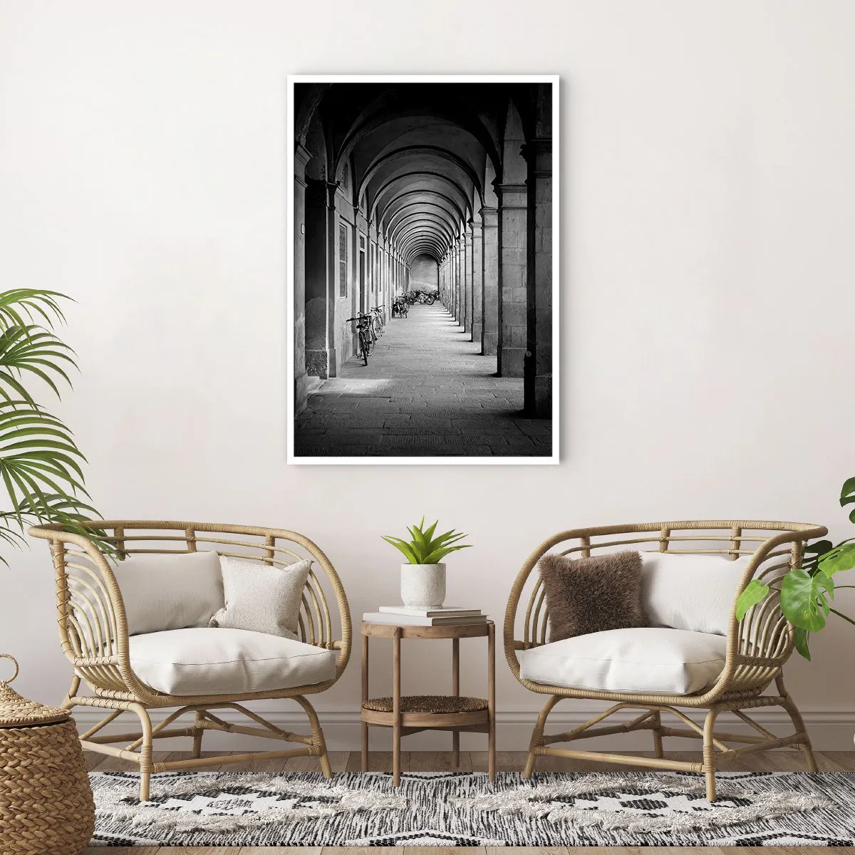 Póster - Resguardo bajo los arcos - 70x100 cm