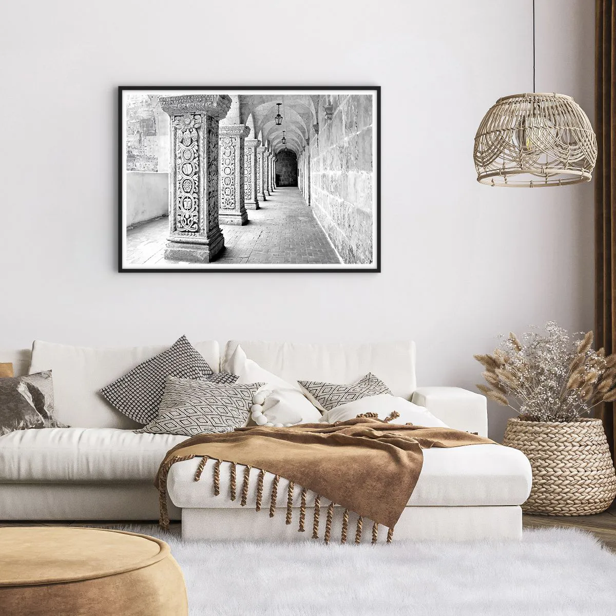 Poster in black frame - Where is this Going...? - 100x70 cm