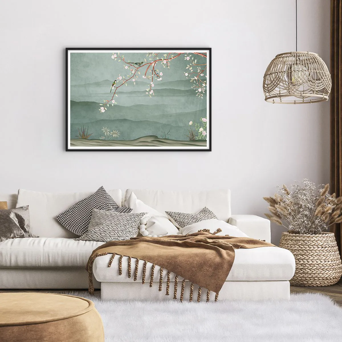 Poszter fehér keretben - Tavasz, ah, te vagy az - 100x70 cm