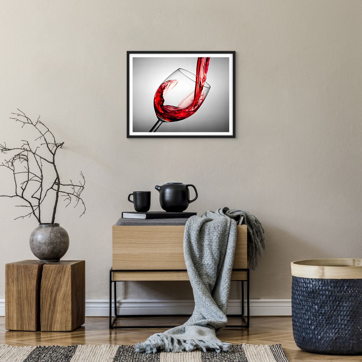 Poster in einem schwarzem Rahmen Weinglas, Poster in einem schwarzem Rahmen Rotwein, Poster in einem schwarzem Rahmen Gastronomie, Poster in einem schwarzem Rahmen Spiel, Poster in einem schwarzem Rahmen Toast