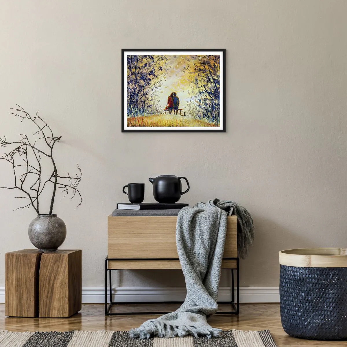 Poszter fehér keretben - Varázslatos pillanat - 50x40 cm