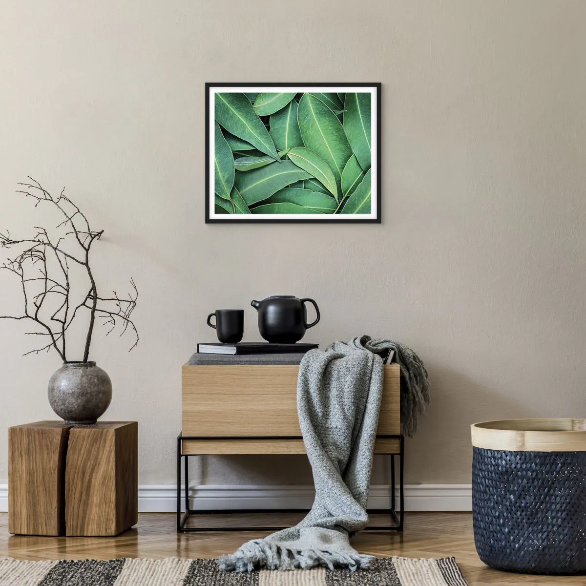 Plakat w czarnej ramie - Soczyste i świeże - 50x40 cm