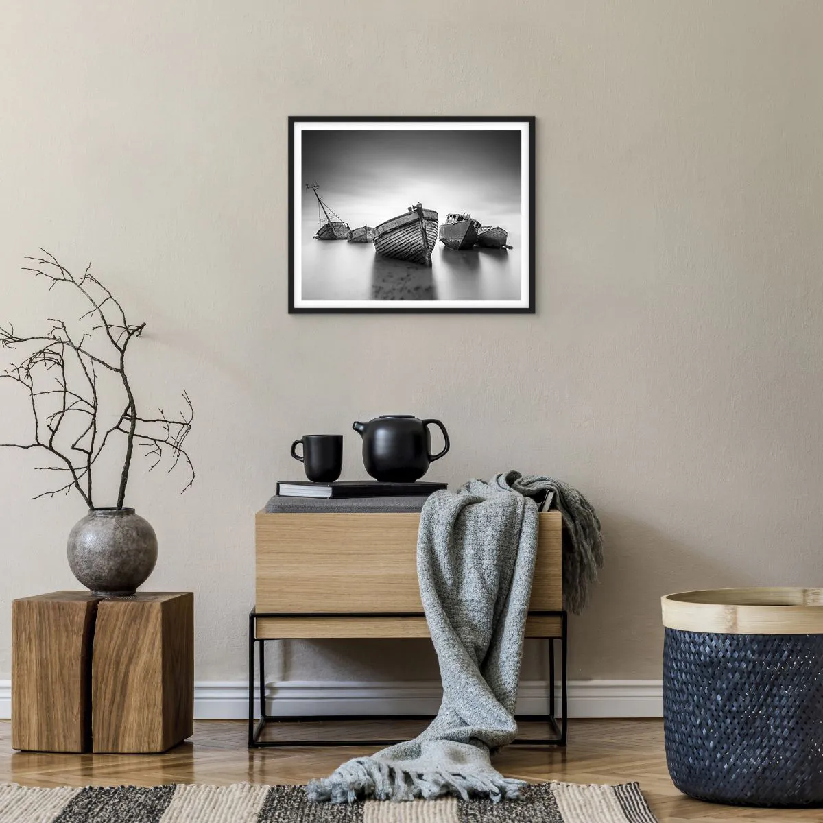 Poster in black frame - Now Only a Memory - 50x40 cm