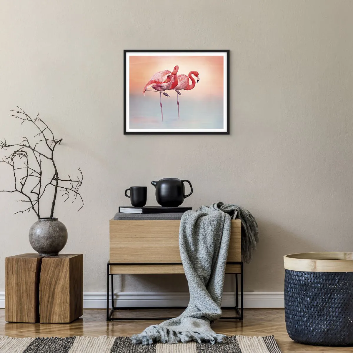 Poster in black frame - In the Colour Of Sunset - 50x40 cm