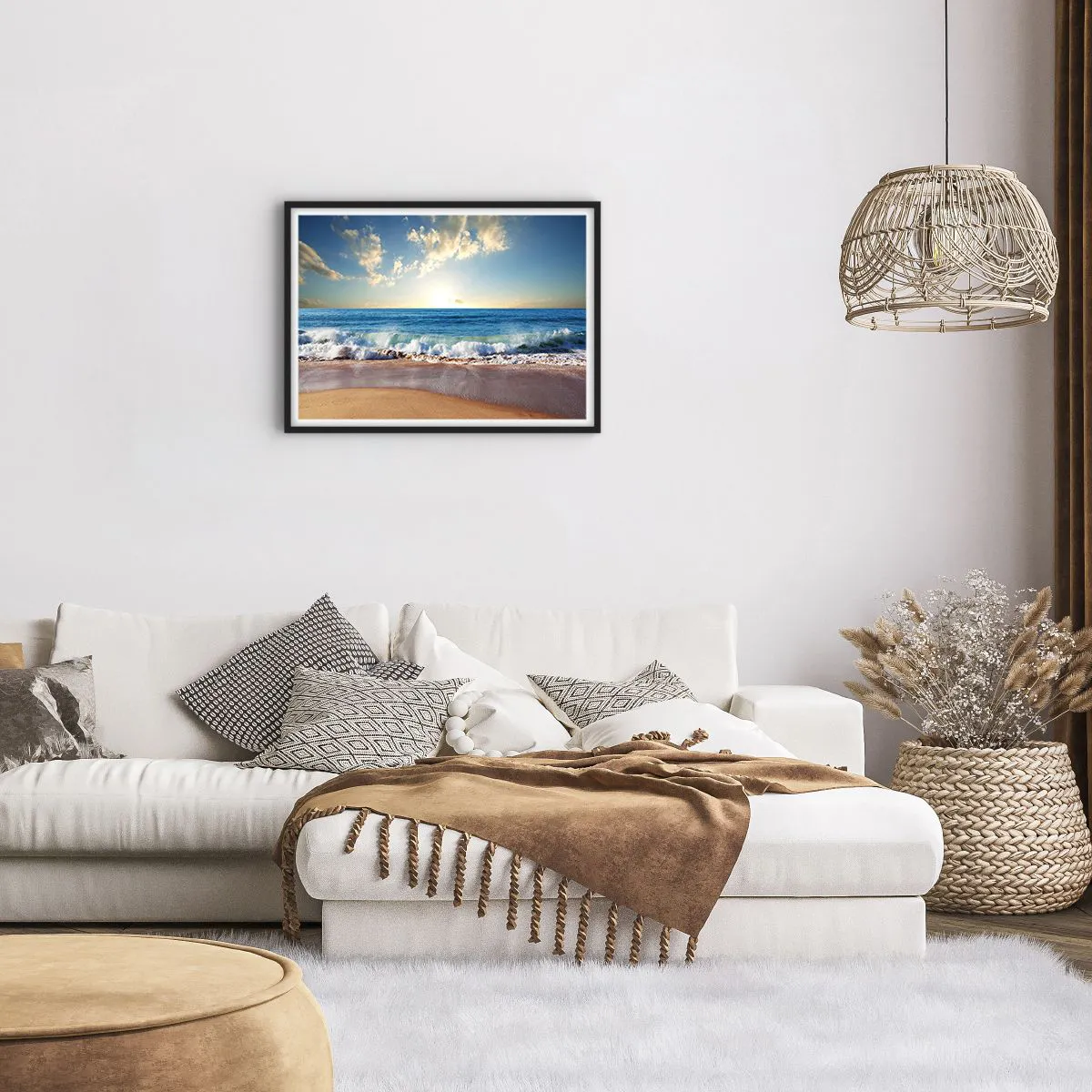 Plakát v černém rámu - Pohyb a nehybnost zároveň - 70x50 cm