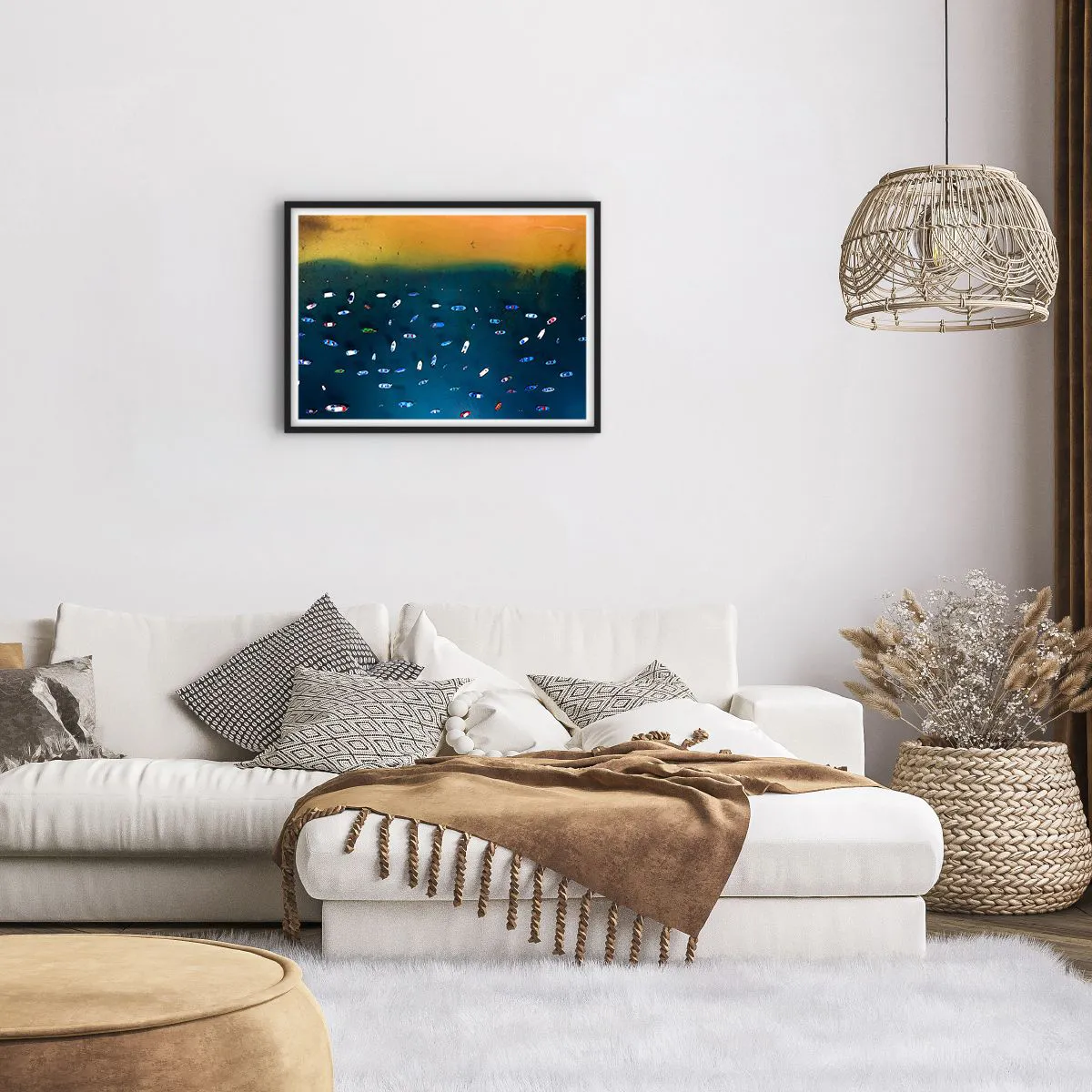 Poster in black frame - Holiday Game - 70x50 cm