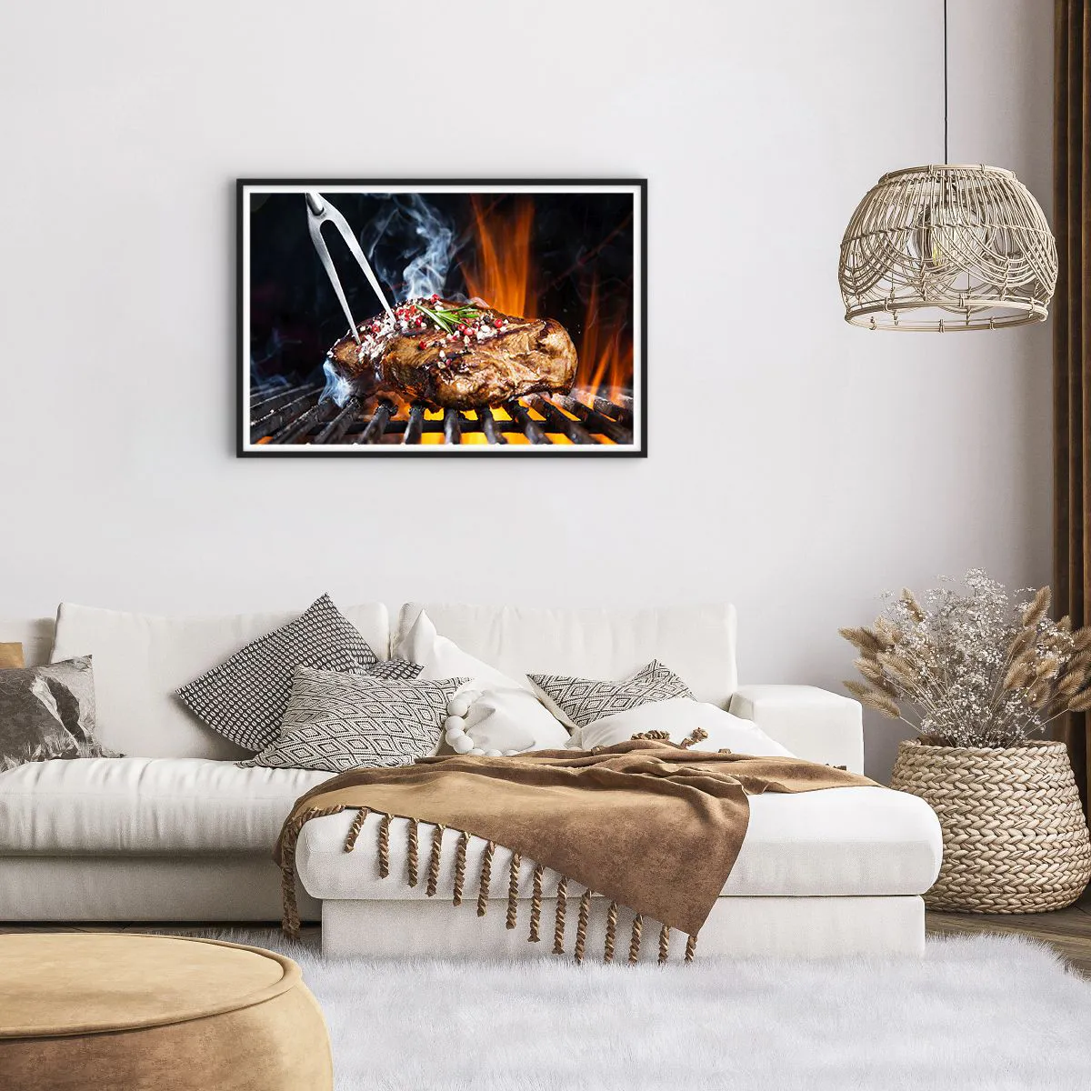 Poszter fehér keretben - Lédús és illatos - 91x61 cm