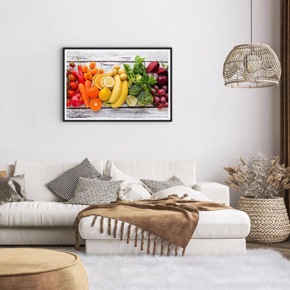 Affisch i svart ram - Räcker det inte? - 91x61 cm