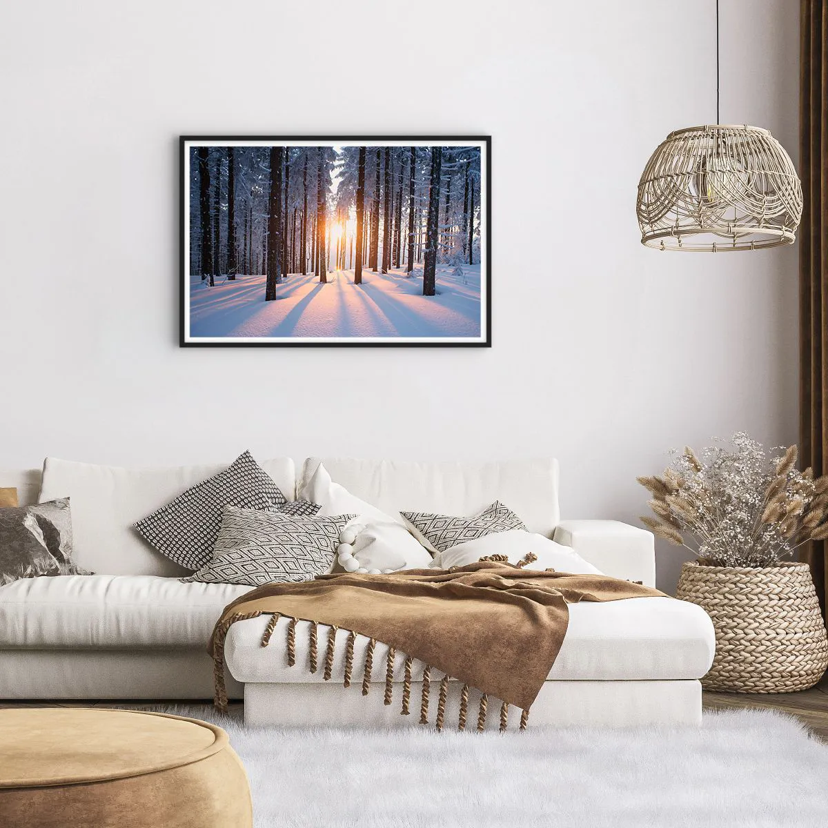 Poster în ramă neagră - În mod clar în alb și negru - 91x61 cm