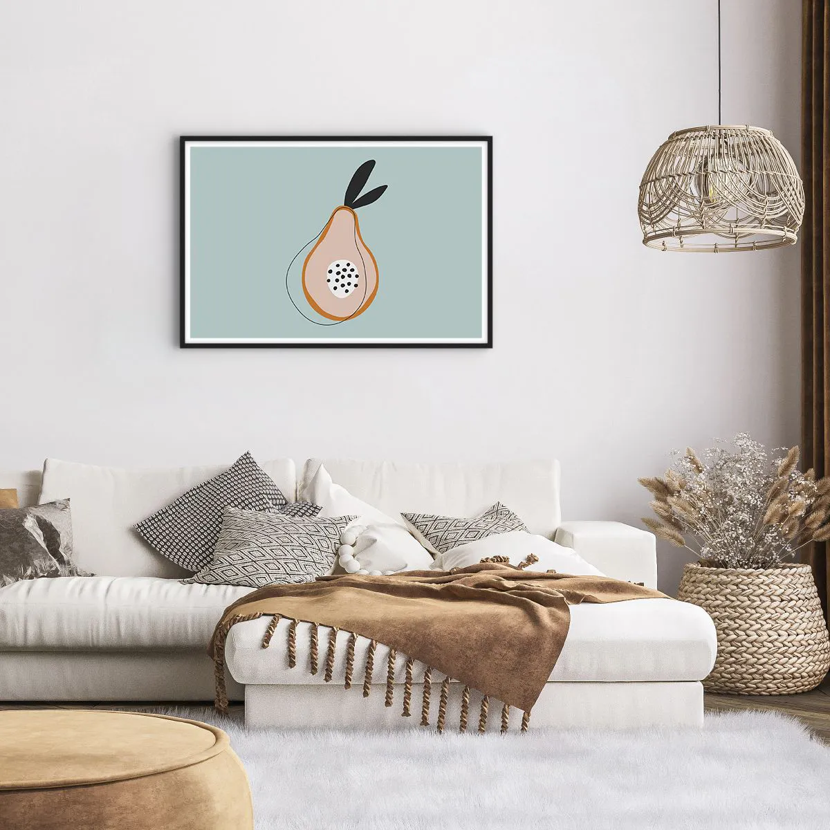 Póster en marco negro - El interior de la naturaleza - 91x61 cm