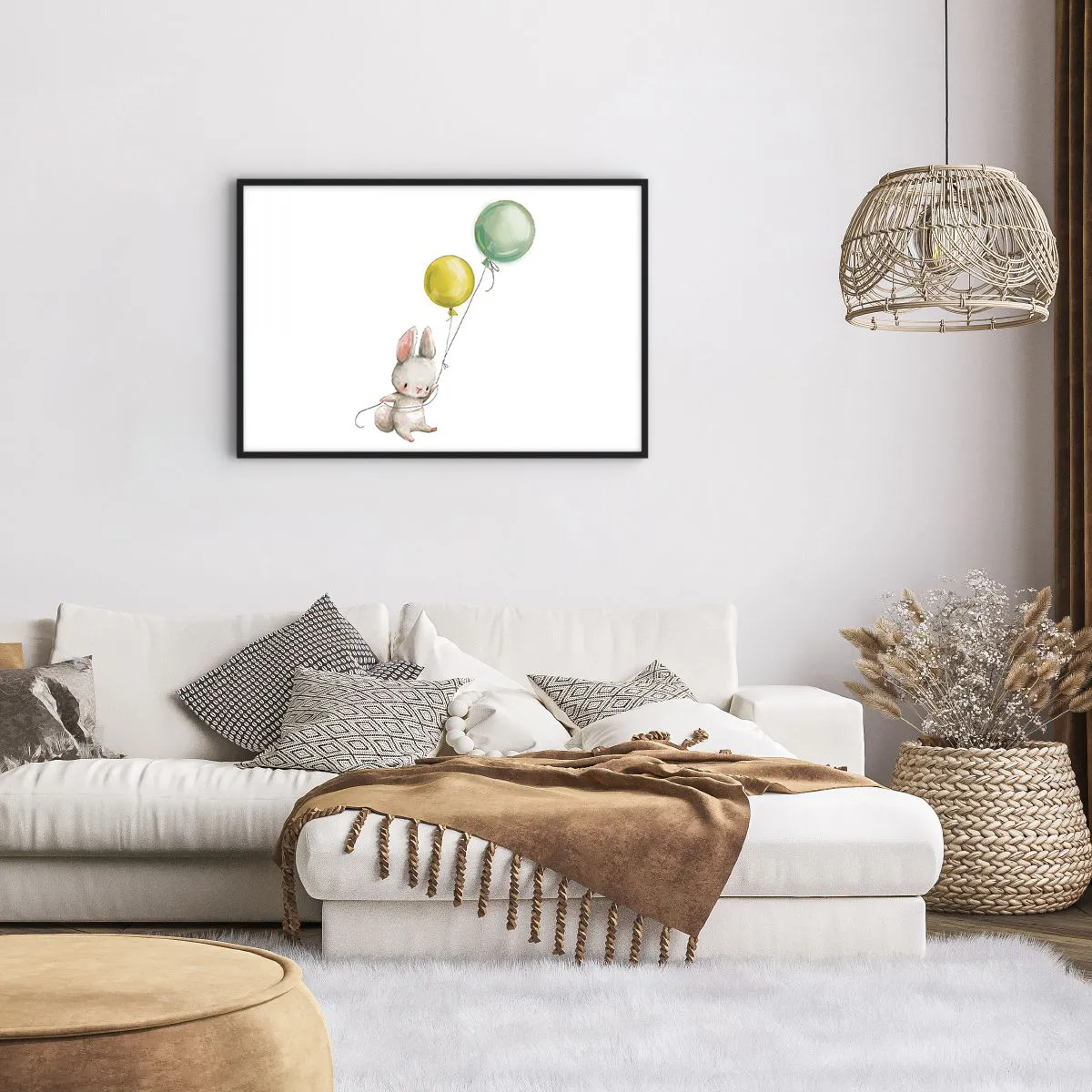 Plagát v čiernom ráme - Poletím aj ja! - 91x61 cm