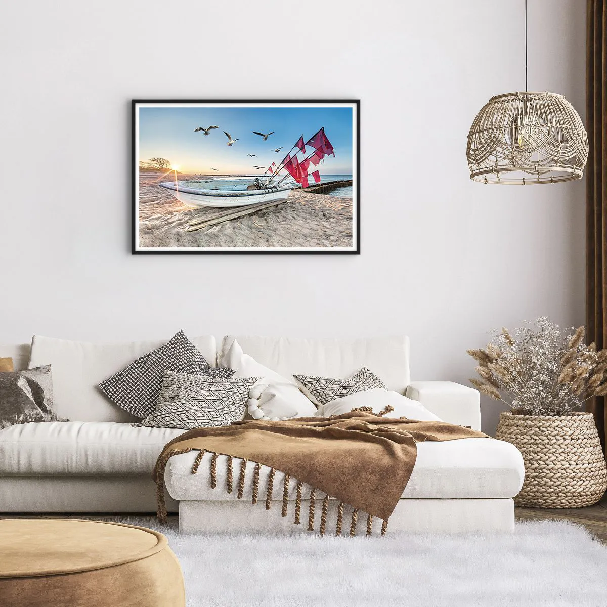 Poster în ramă neagră - O odihnă binemeritată - 91x61 cm