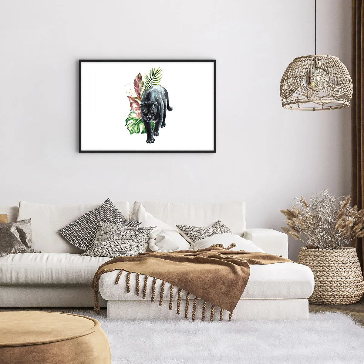 Plakat w czarnej ramie - Dzikość serca - 91x61 cm