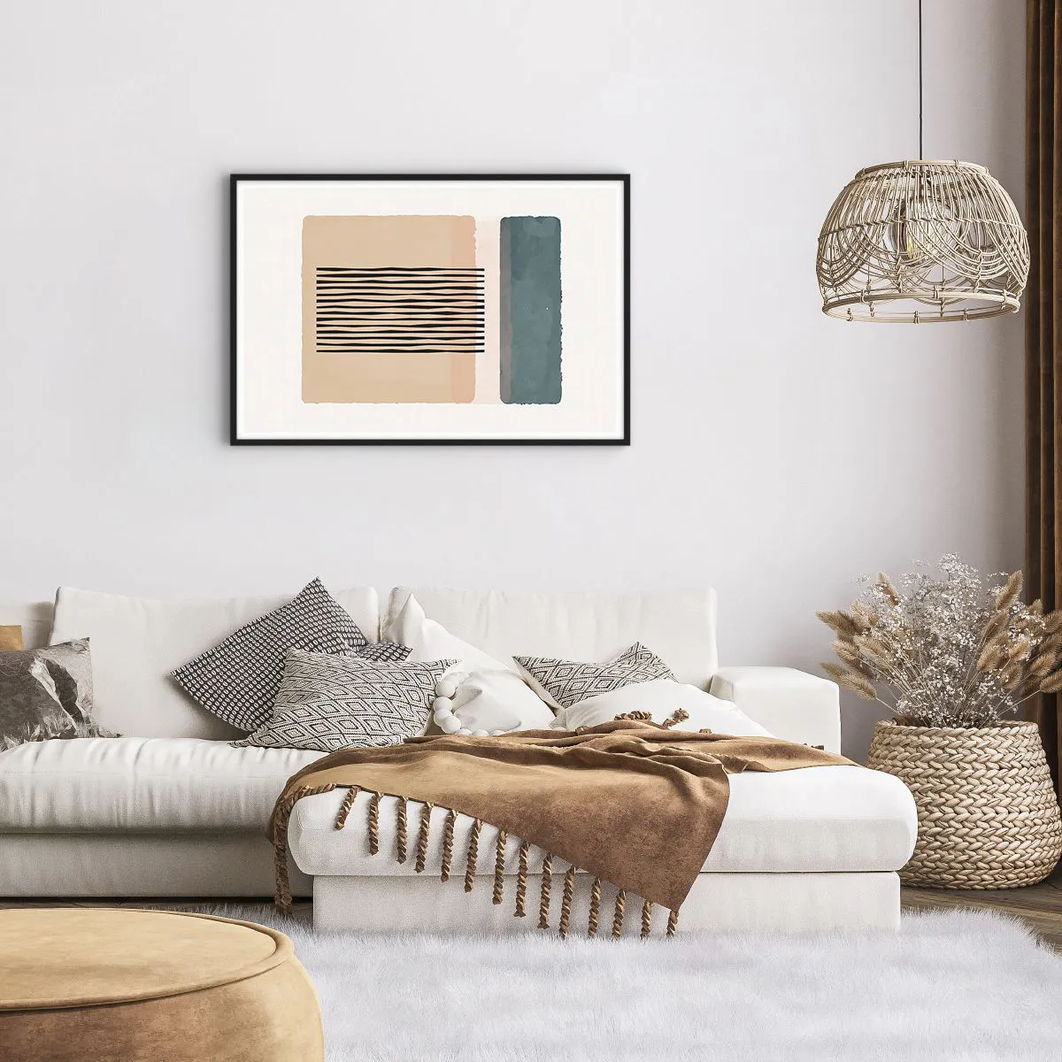 Poster in black frame - All in Order - 91x61 cm