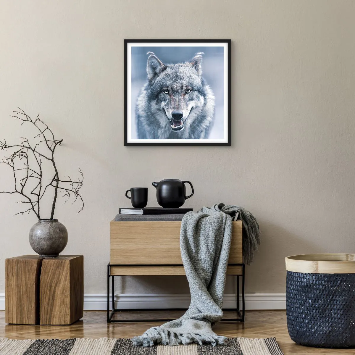 Poszter fehér keretben - Vállalod a kihívást? - 50x50 cm