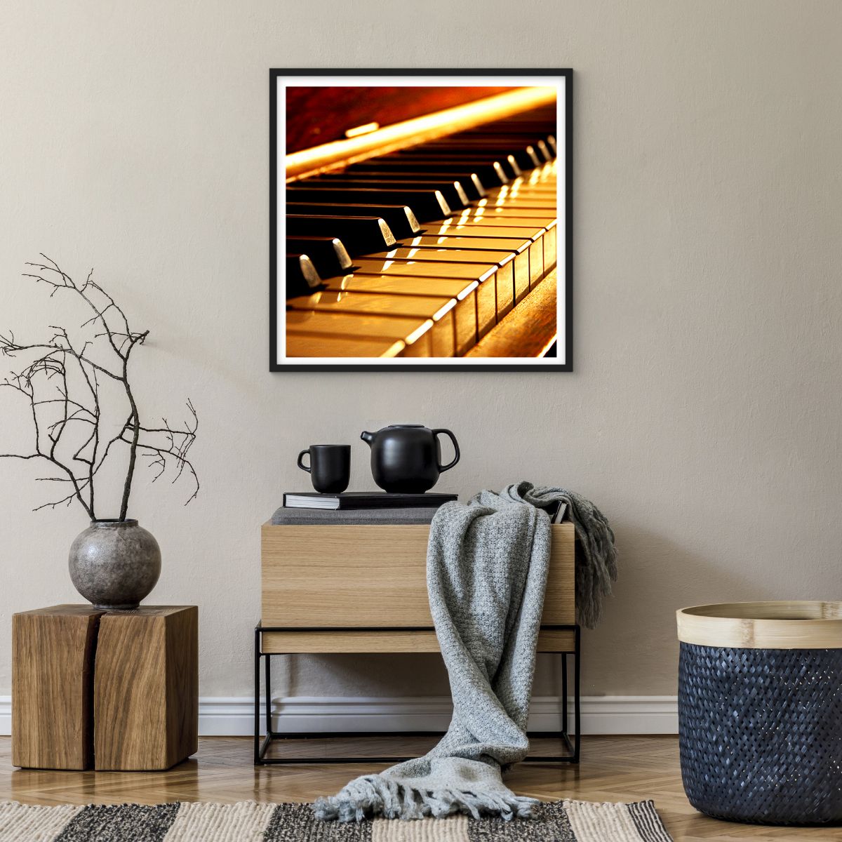 Poster in einem schwarzem Rahmen Musik, Poster in einem schwarzem Rahmen Klavier, Poster in einem schwarzem Rahmen Musikinstrument, Poster in einem schwarzem Rahmen Klavier, Poster in einem schwarzem Rahmen Kultur