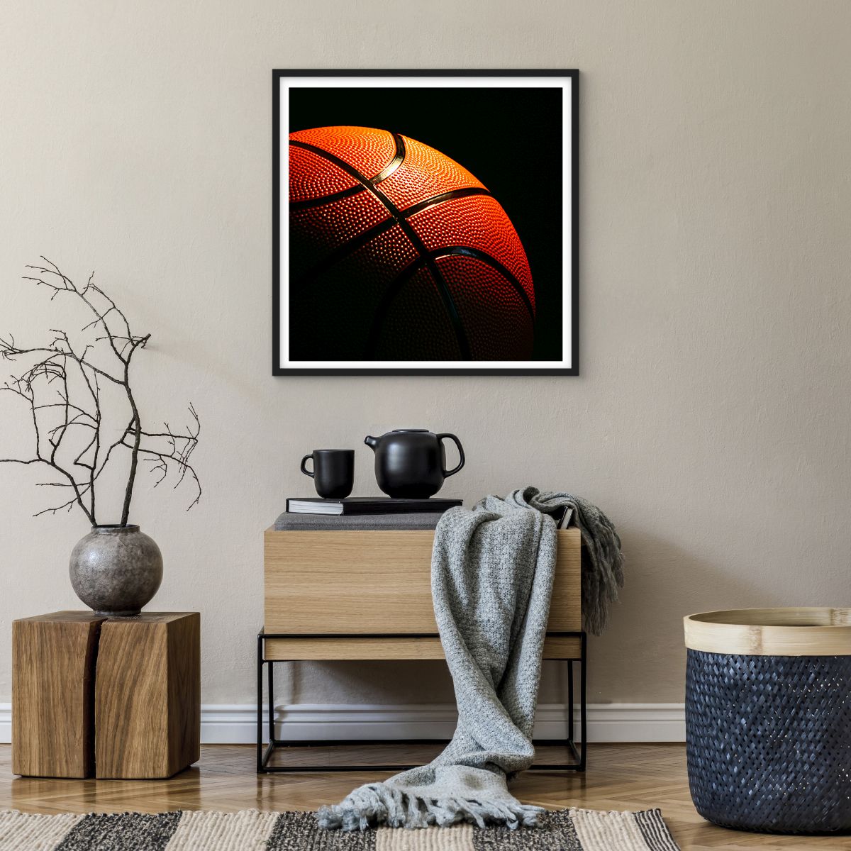 Poster in einem schwarzem Rahmen Sport, Poster in einem schwarzem Rahmen Basketball, Poster in einem schwarzem Rahmen Basketball, Poster in einem schwarzem Rahmen Hobby, Poster in einem schwarzem Rahmen Rivalität