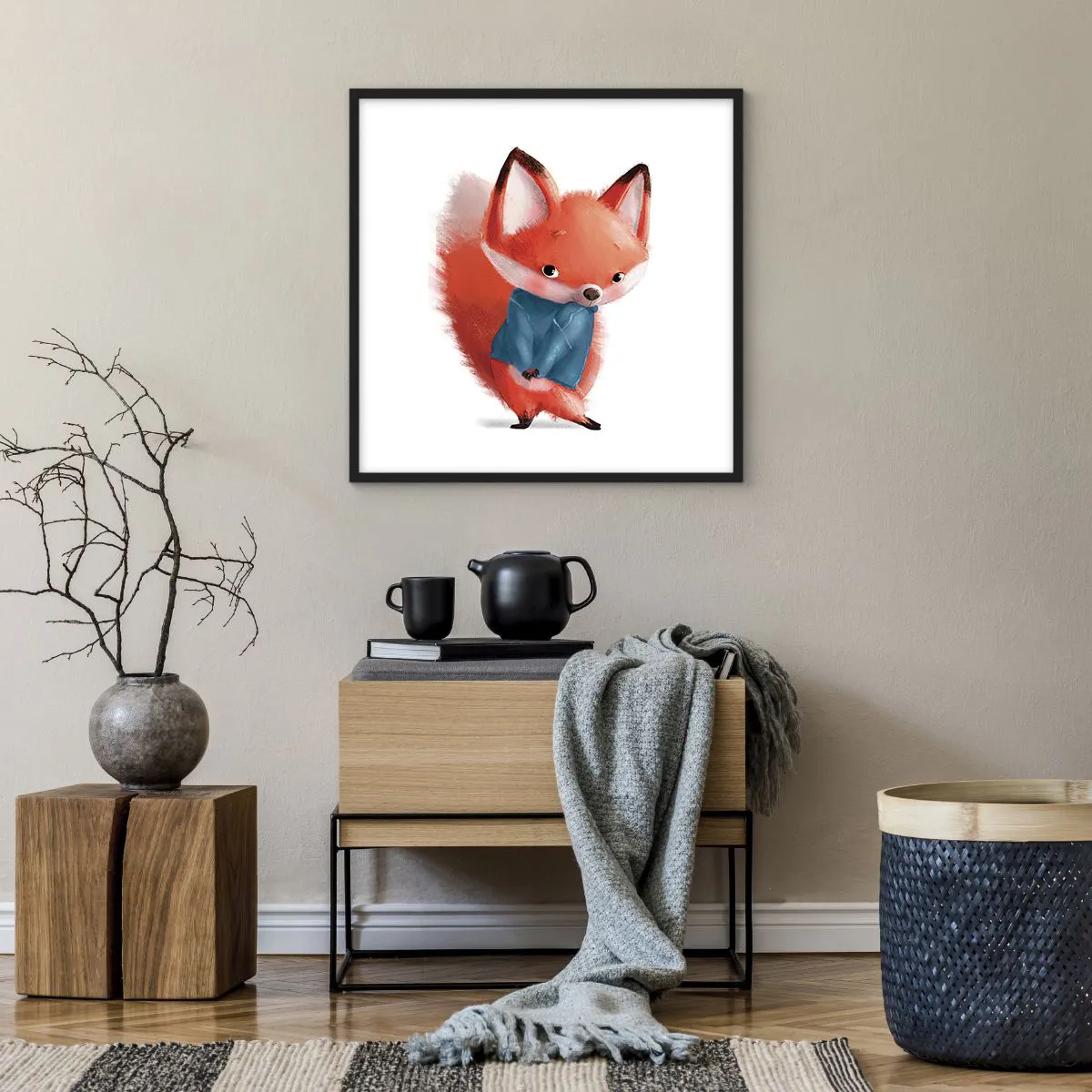 Poster in black frame - Do I Look Good in It? - 60x60 cm