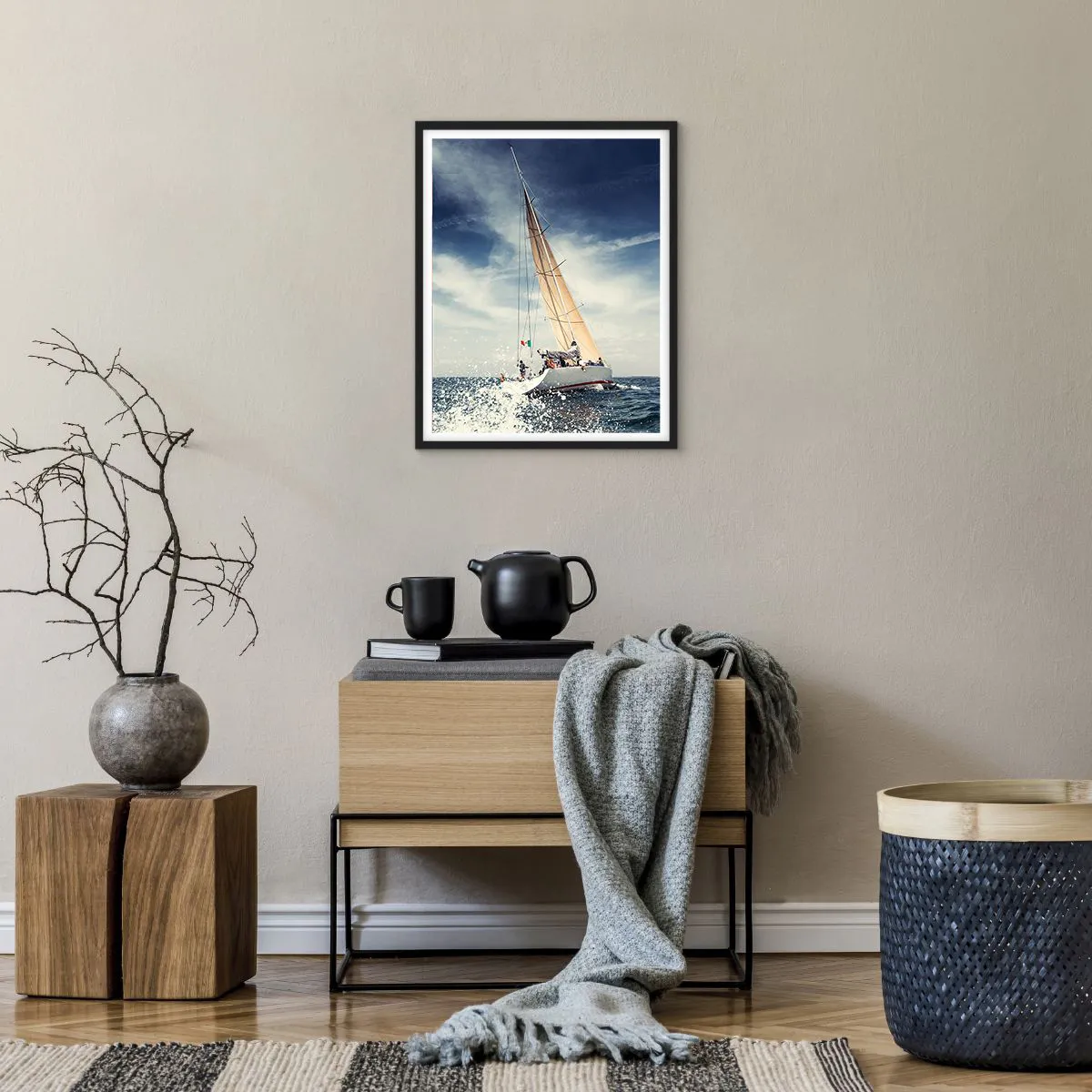 Affiche dans un cadre noir - Poster - Ils ne nous rattraperont pas ! - 40x50 cm