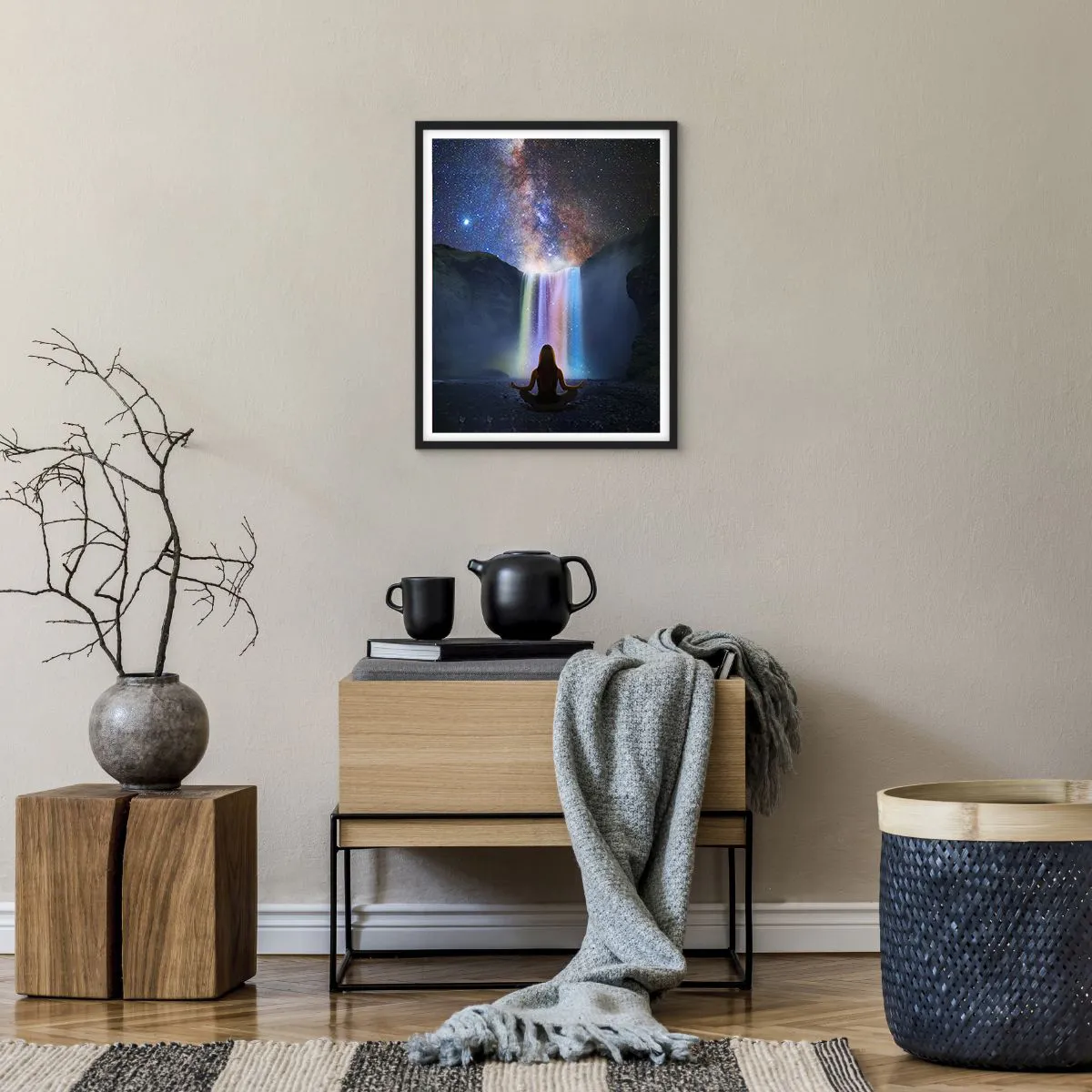 Poster in einem schwarzem Rahmen - Absolute Harmonie - 40x50 cm