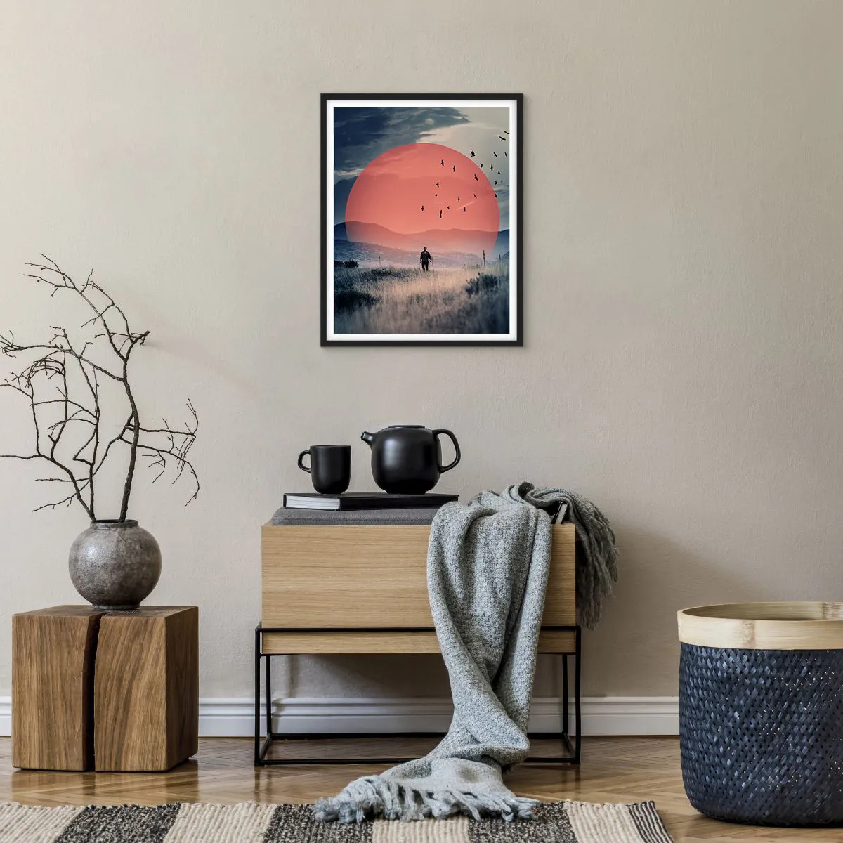 Poster in einem schwarzem Rahmen - In eigenen Elementen - 40x50 cm