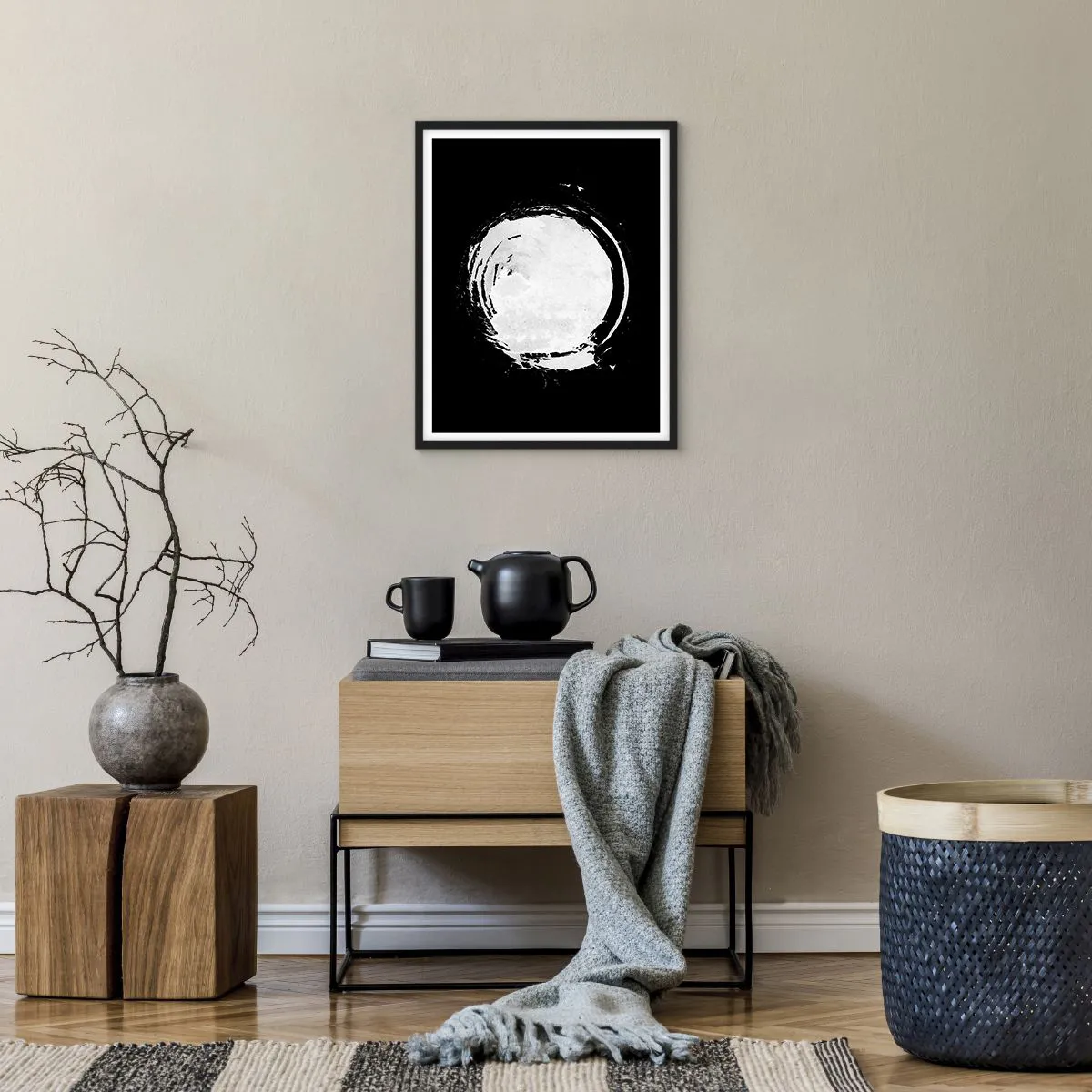 Poster in einem schwarzem Rahmen - Gute Möglichkeit - 40x50 cm