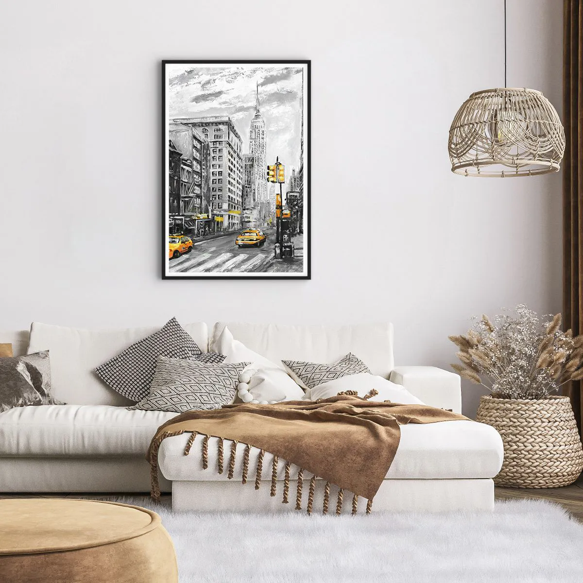 Poster in black frame - New York Tale - 61x91 cm