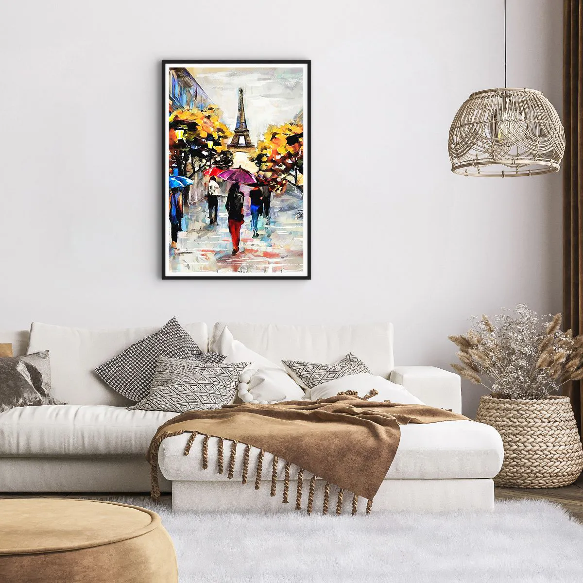 Affiche dans un cadre noir - Poster - Particulièrement beau en automne - 61x91 cm