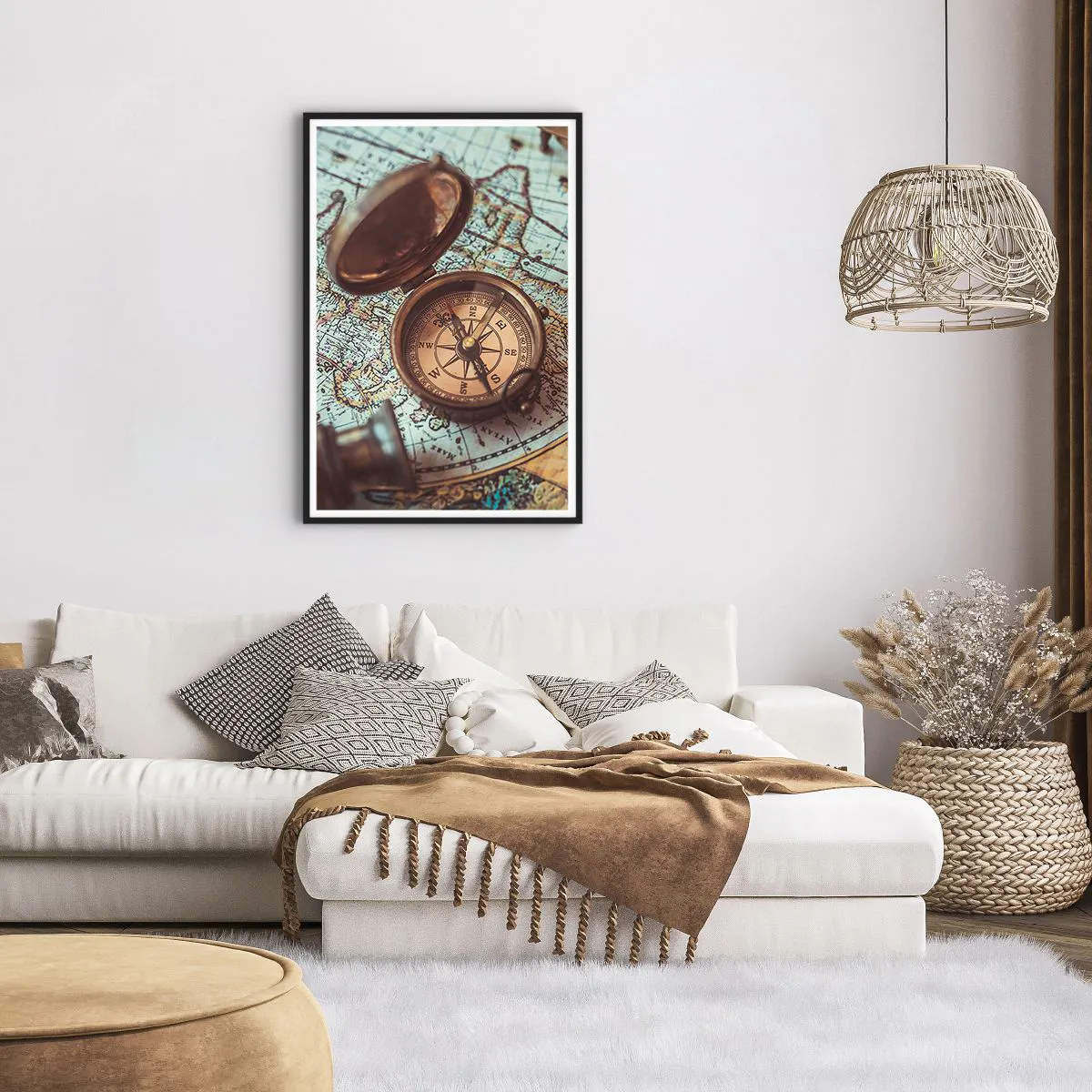 Plakat i sort ramme - For eventyreren - 61x91 cm