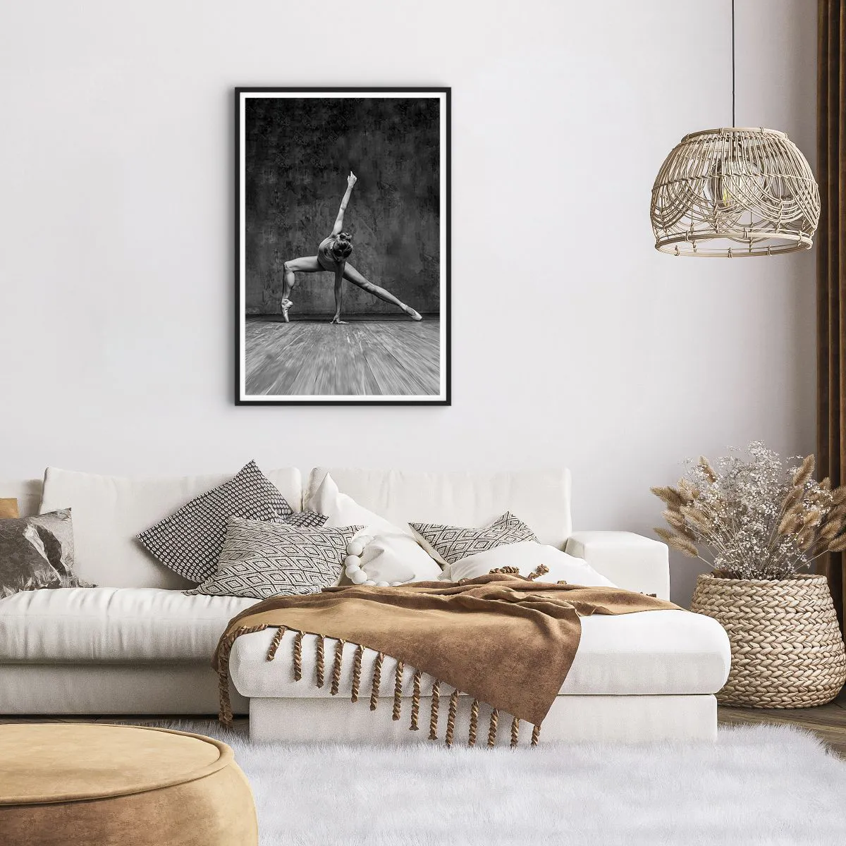 Affiche dans un cadre noir - Poster - Balance idéale - 61x91 cm