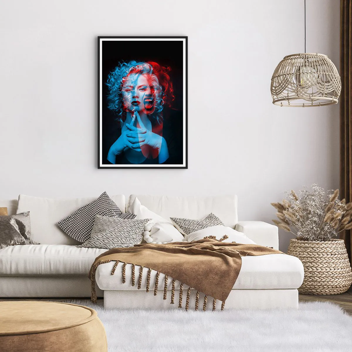 Affiche dans un cadre noir - Poster - Alter ego - 61x91 cm