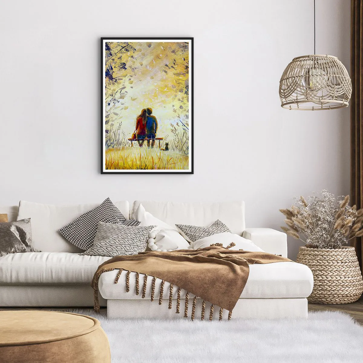 Plakat i sort ramme - Et magisk øjeblik - 61x91 cm