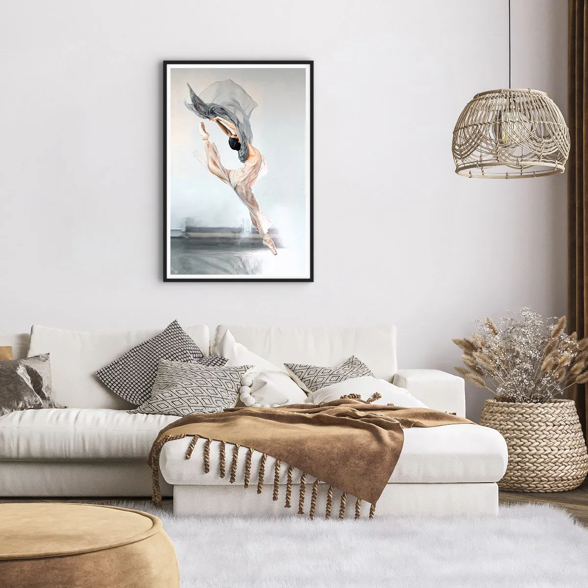 Poster in einem schwarzem Rahmen - Im Tanzrausch - 61x91 cm