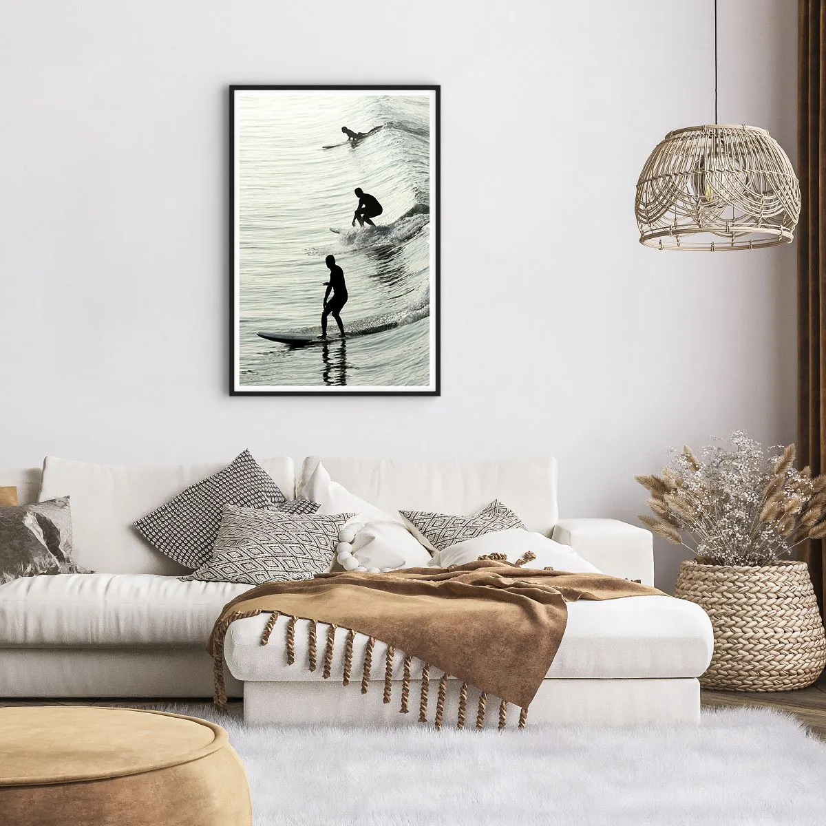 Plakát v černém rámu - Za vlnou - 61x91 cm