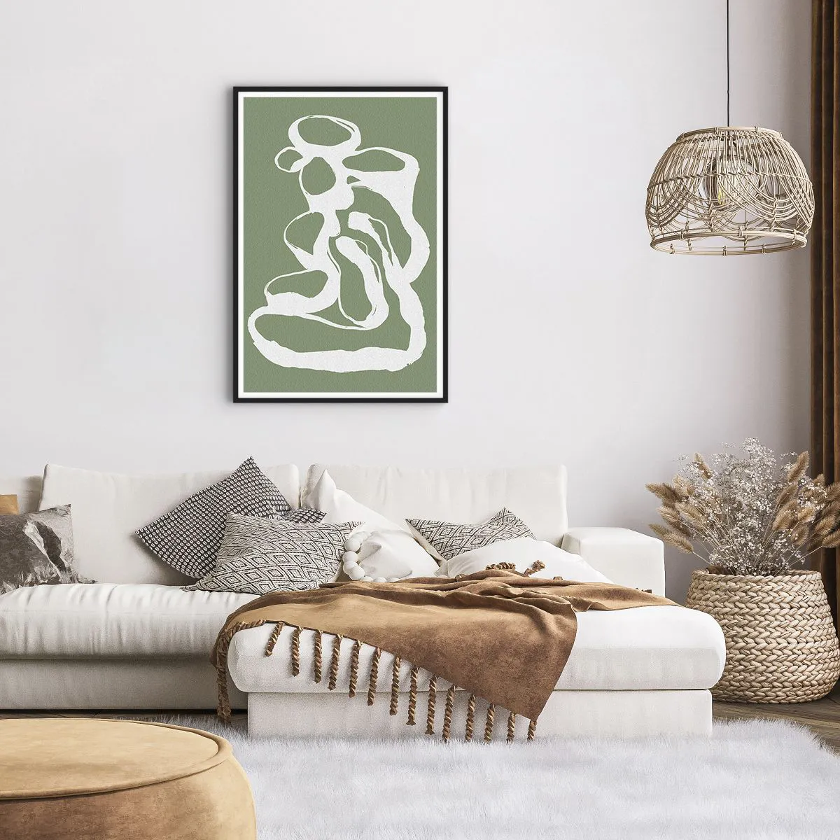 Plakát v černém rámu - Volání prostoru - 61x91 cm