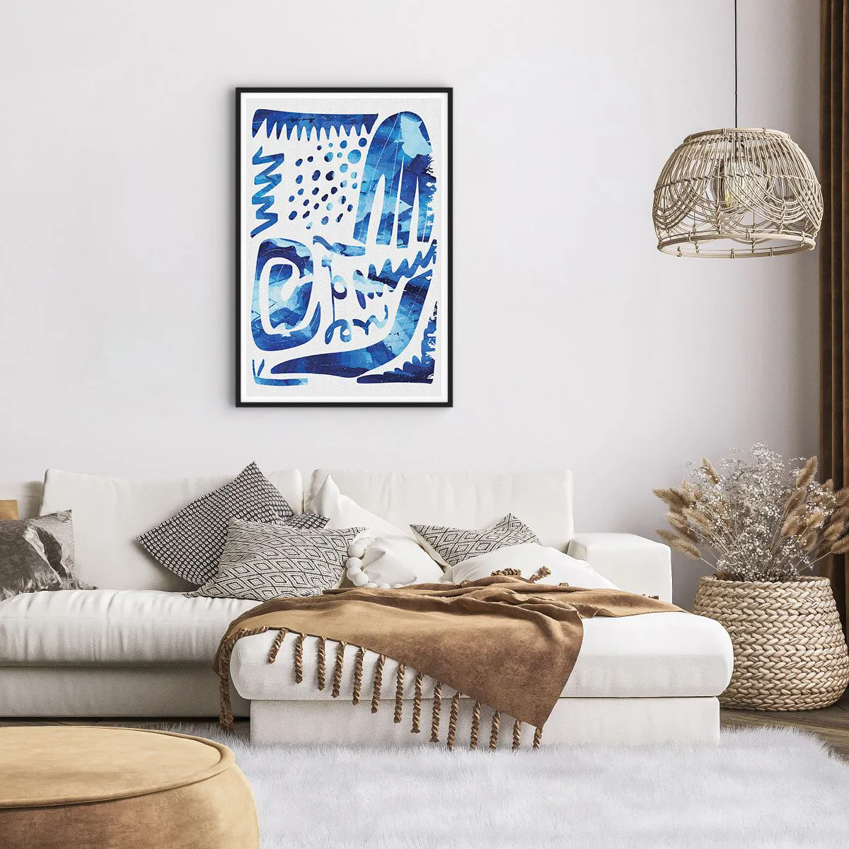 Plakat i sort ramme - Tilbage til rødderne - 61x91 cm