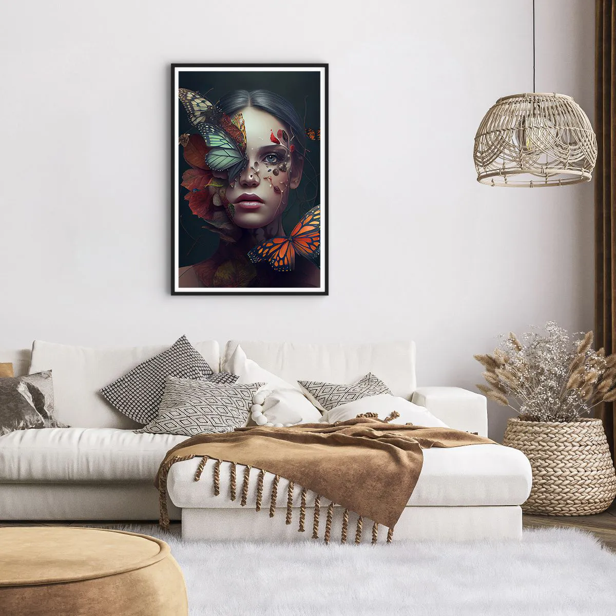 Affiche dans un cadre noir - Poster - Une merveilleuse métamorphose - 61x91 cm