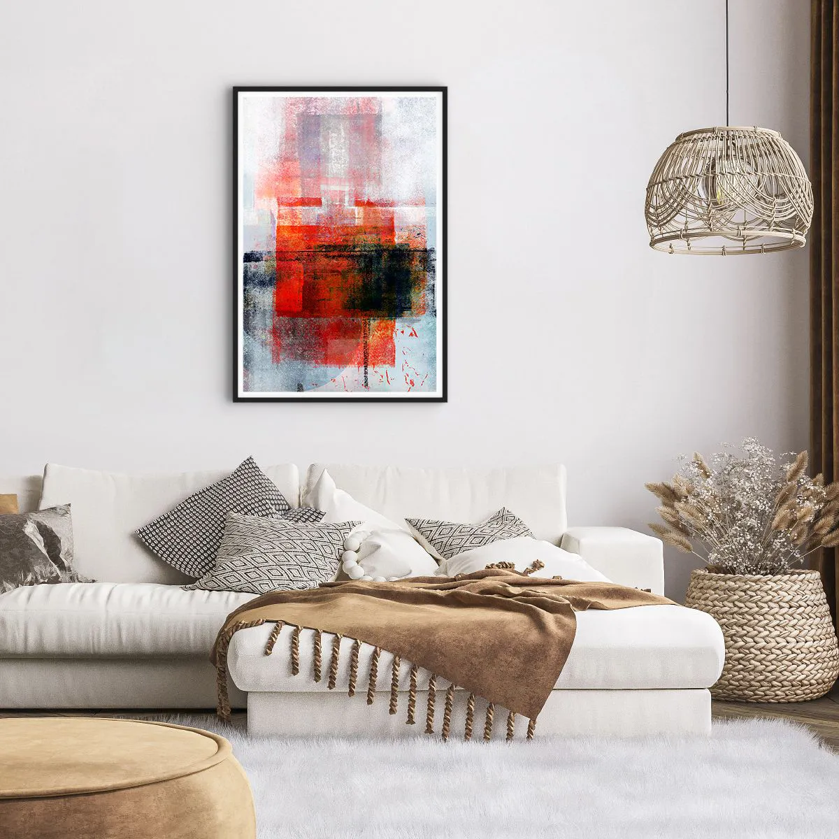 Plagát v čiernom ráme - Žiariaca kompozícia - 61x91 cm