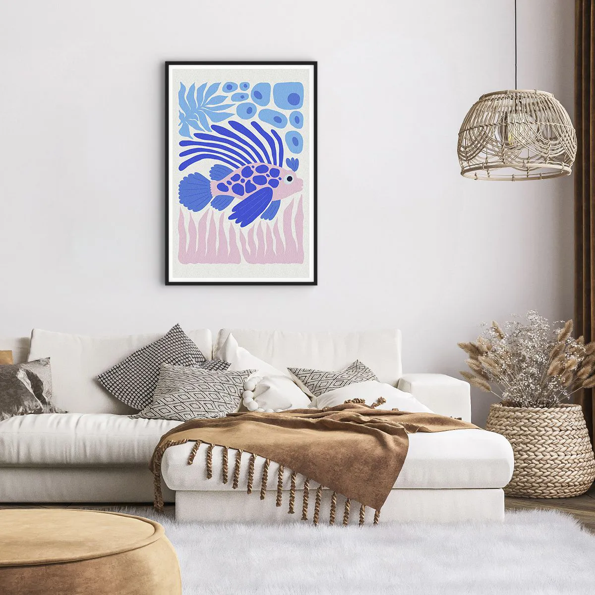 Poster in cornice nera - Nel suo elemento - 61x91 cm