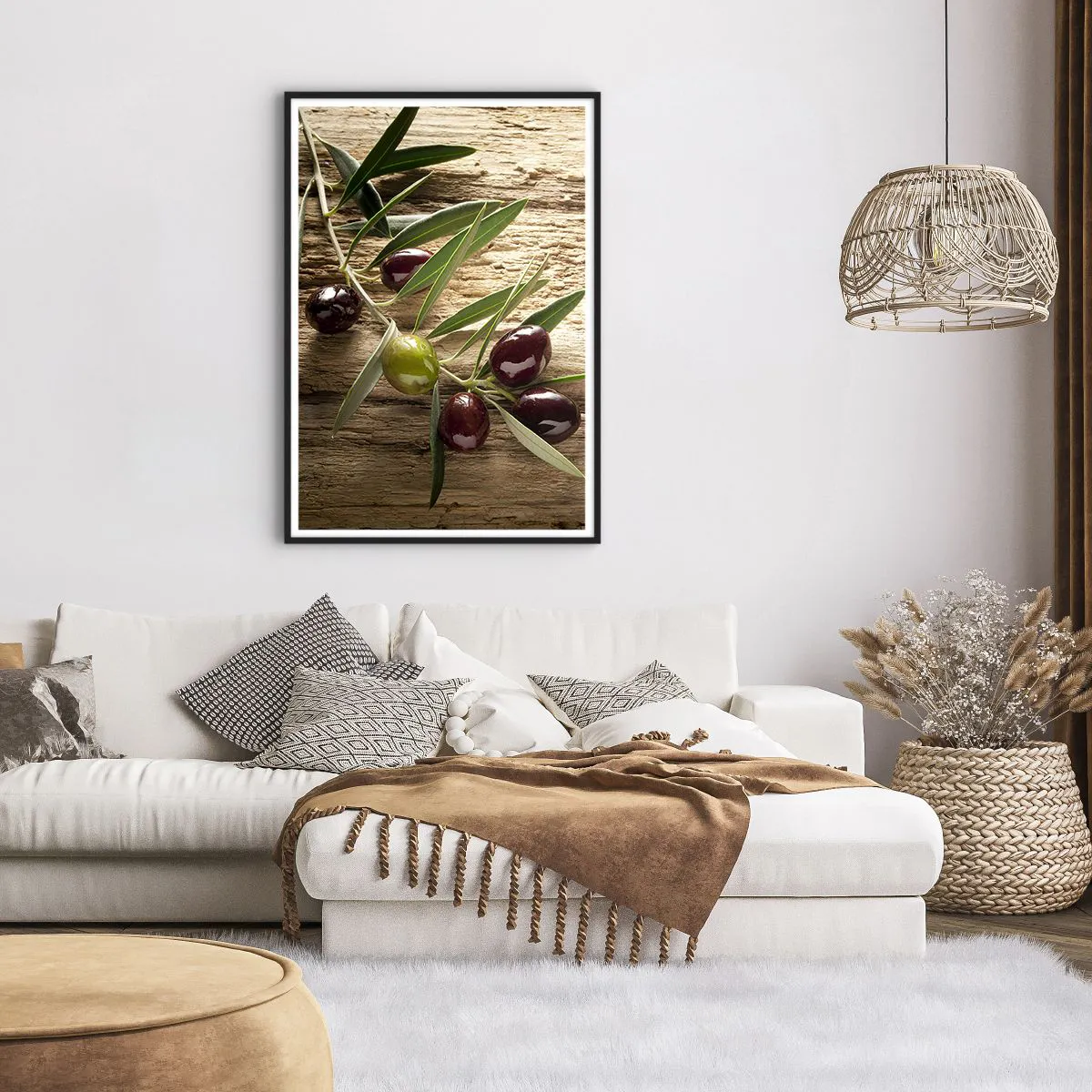 Plakat w czarnej ramie - Prosto od natury - 70x100 cm