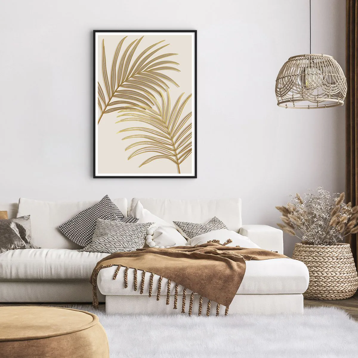 Plakat w czarnej ramie - Złota Palma! - 70x100 cm