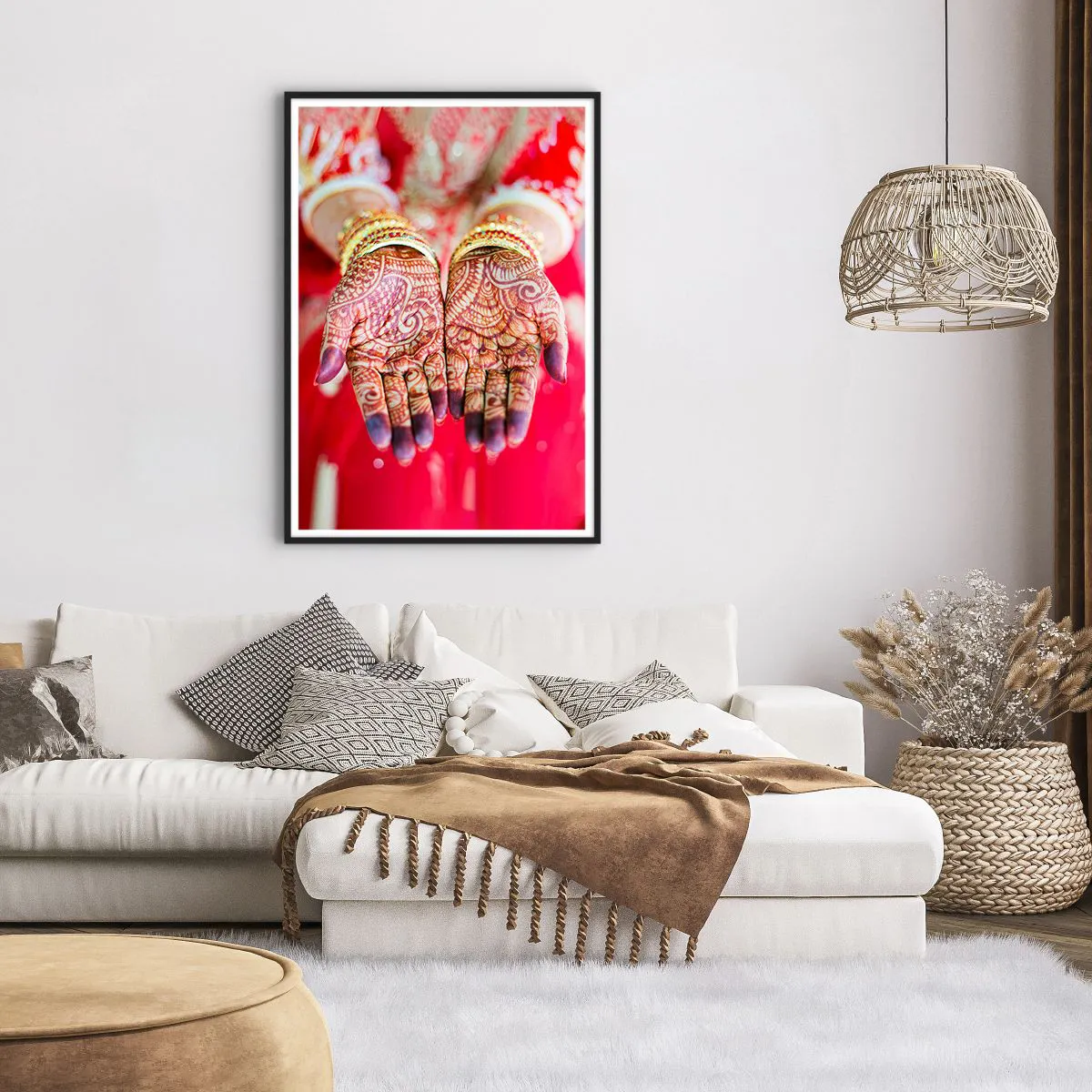 Affiche dans un cadre noir - Poster - Prêt à saisir votre chance - 70x100 cm